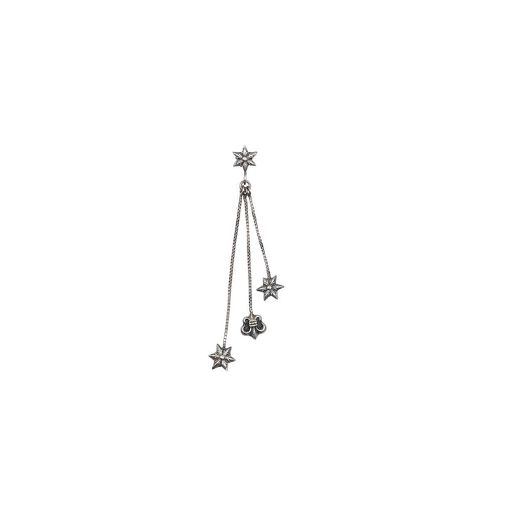 Chrome Hearts 925 Silver Jojo Hexagram Earring Stud - SHENGLI ROAD MARKET