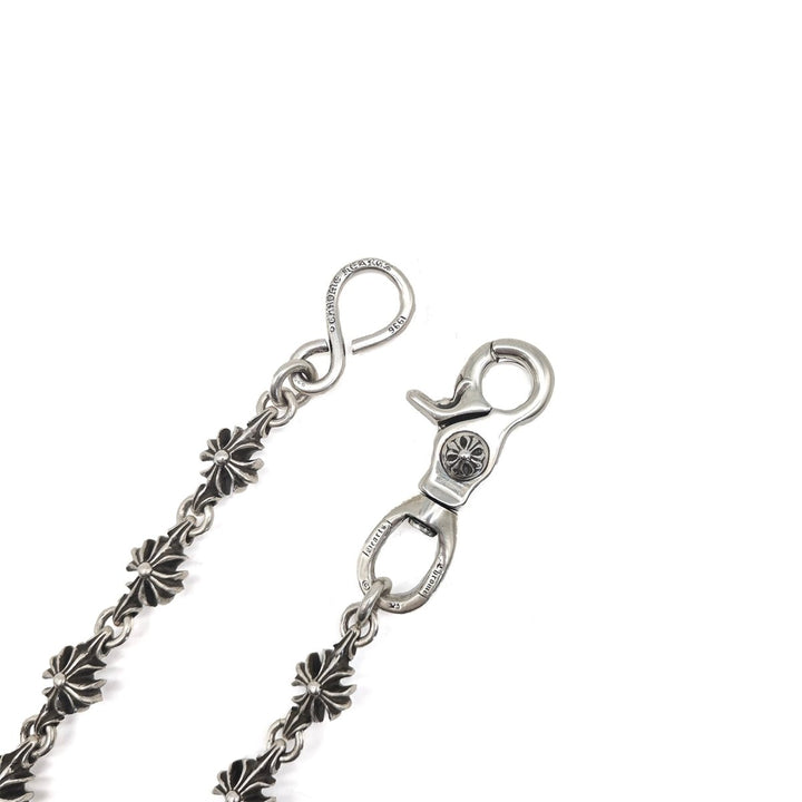 Chrome Hearts 925 Silver Lobster Clasp Hollow Cross Chain - SHENGLI ROAD MARKET