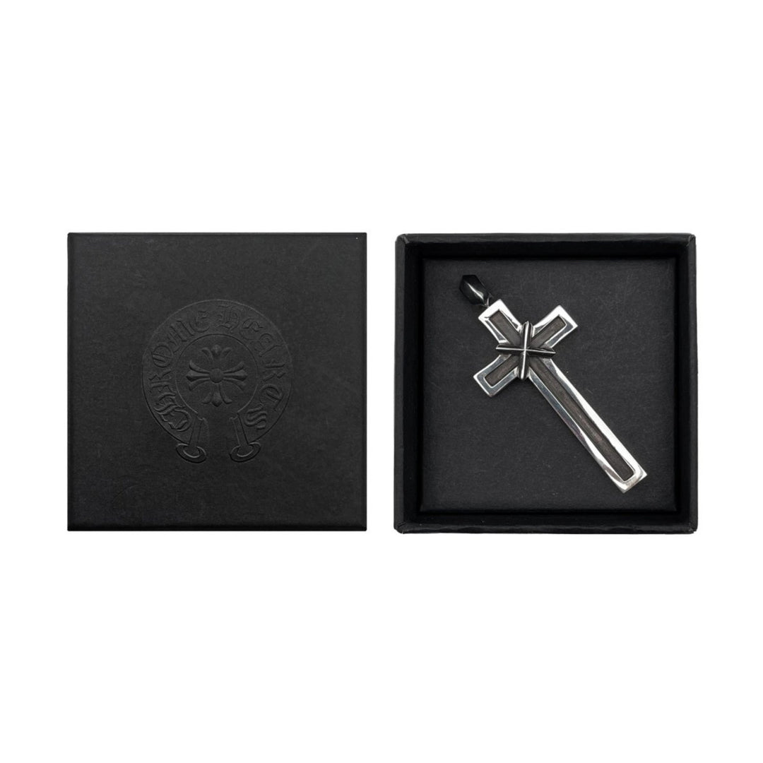 CHROME HEARTS (クロムハーツ) シルバー925 メイプルソープ クロス ペンダント