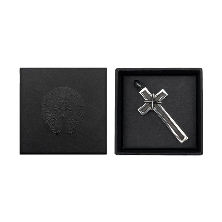 CHROME HEARTS (クロムハーツ) シルバー925 メイプルソープ クロス ペンダント