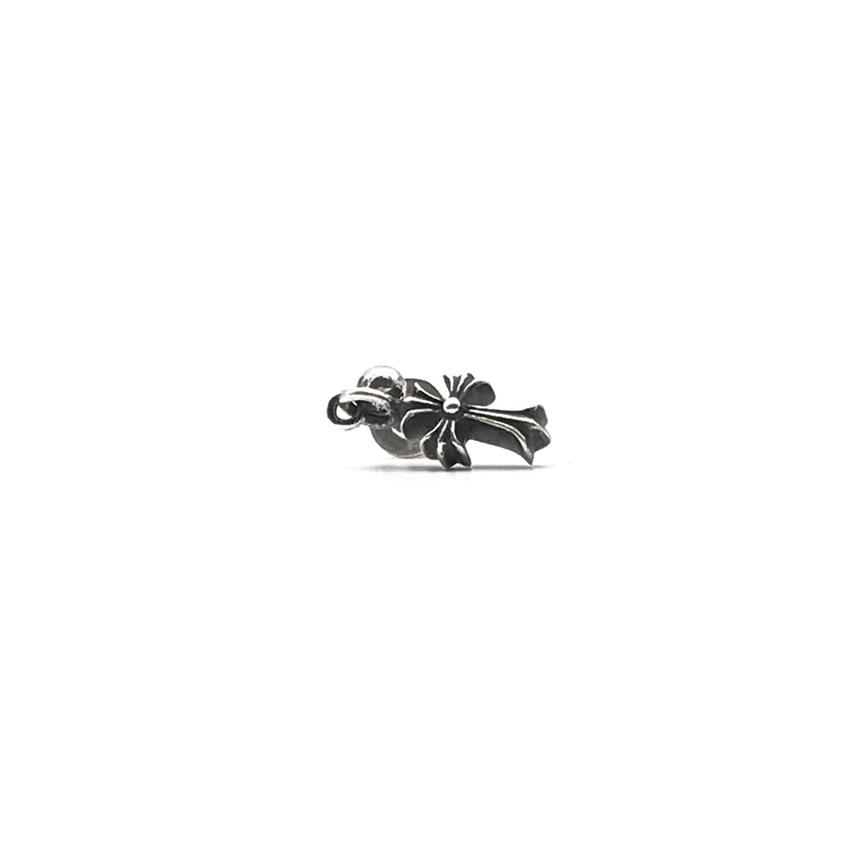 Chrome Hearts 925 Silver Mini Cross Earring - SHENGLI ROAD MARKET