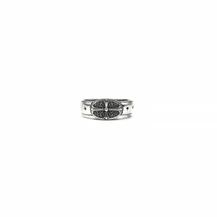 Chrome Hearts 925 Silver Oval Keeper Ring - SHENGLI ROAD MARKET