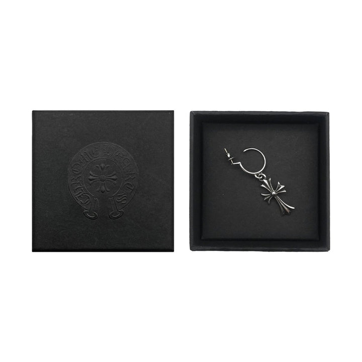 Chrome Hearts 925 Silver Pendant Circular Cross Earrings - SHENGLI ROAD MARKET