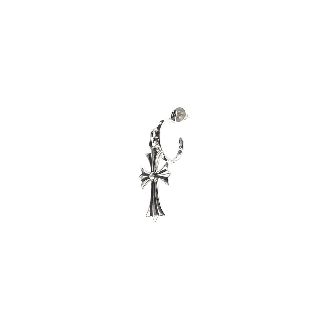 Chrome Hearts 925 Silver Pendant Circular Cross Earrings - SHENGLI ROAD MARKET