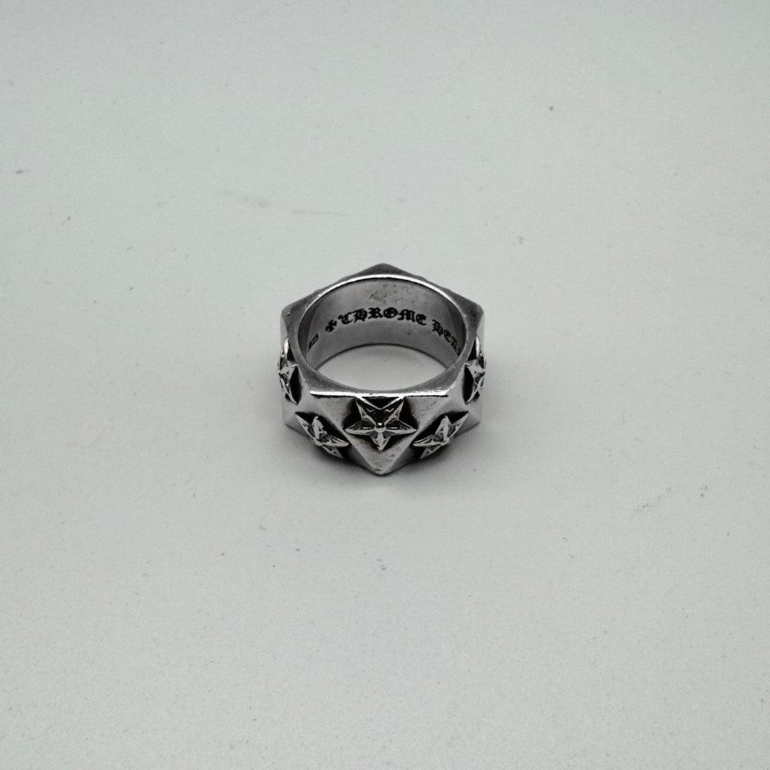 Chrome Hearts 925 Silver Pentagram Ring - SHENGLI ROAD MARKET