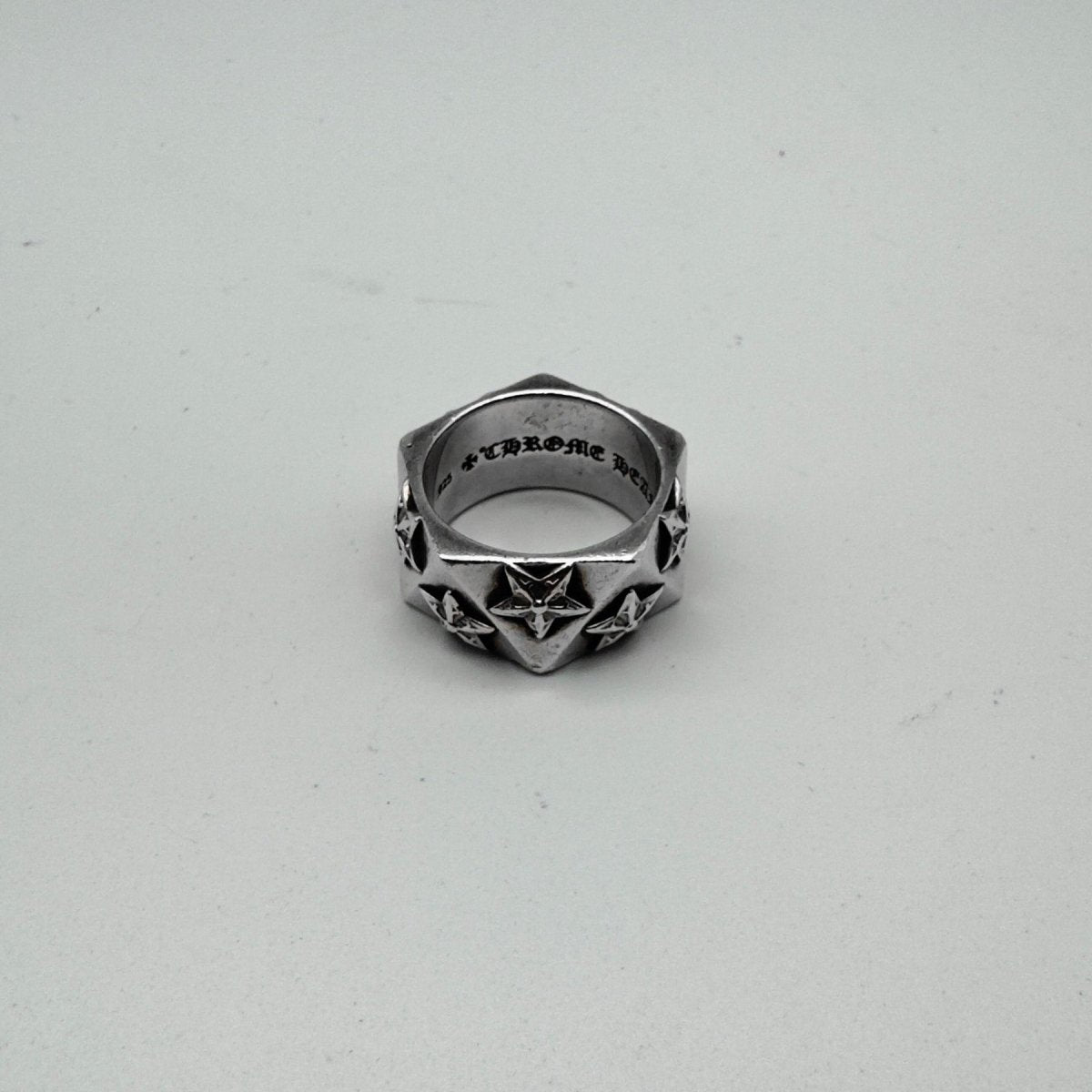 Chrome Hearts 925 Silver Pentagram Ring - SHENGLI ROAD MARKET