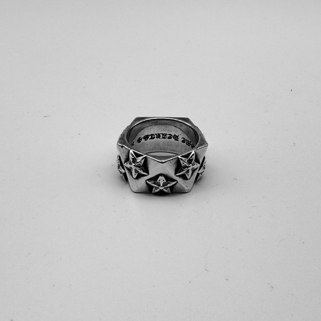 Chrome Hearts 925 Silver Pentagram Ring - SHENGLI ROAD MARKET