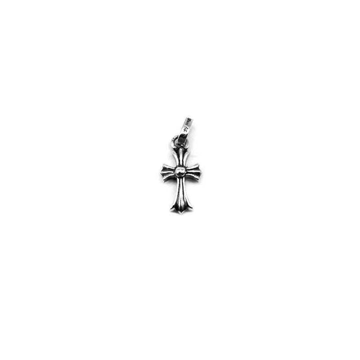 Chrome Hearts 925 Silver Ruby Babyfat Cross Pendant - SHENGLI ROAD MARKET