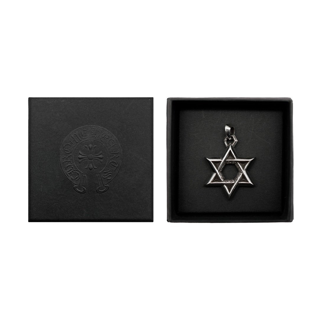 Chrome Hearts Silver Star Of David Large Pendant - SRM – SHENGLI