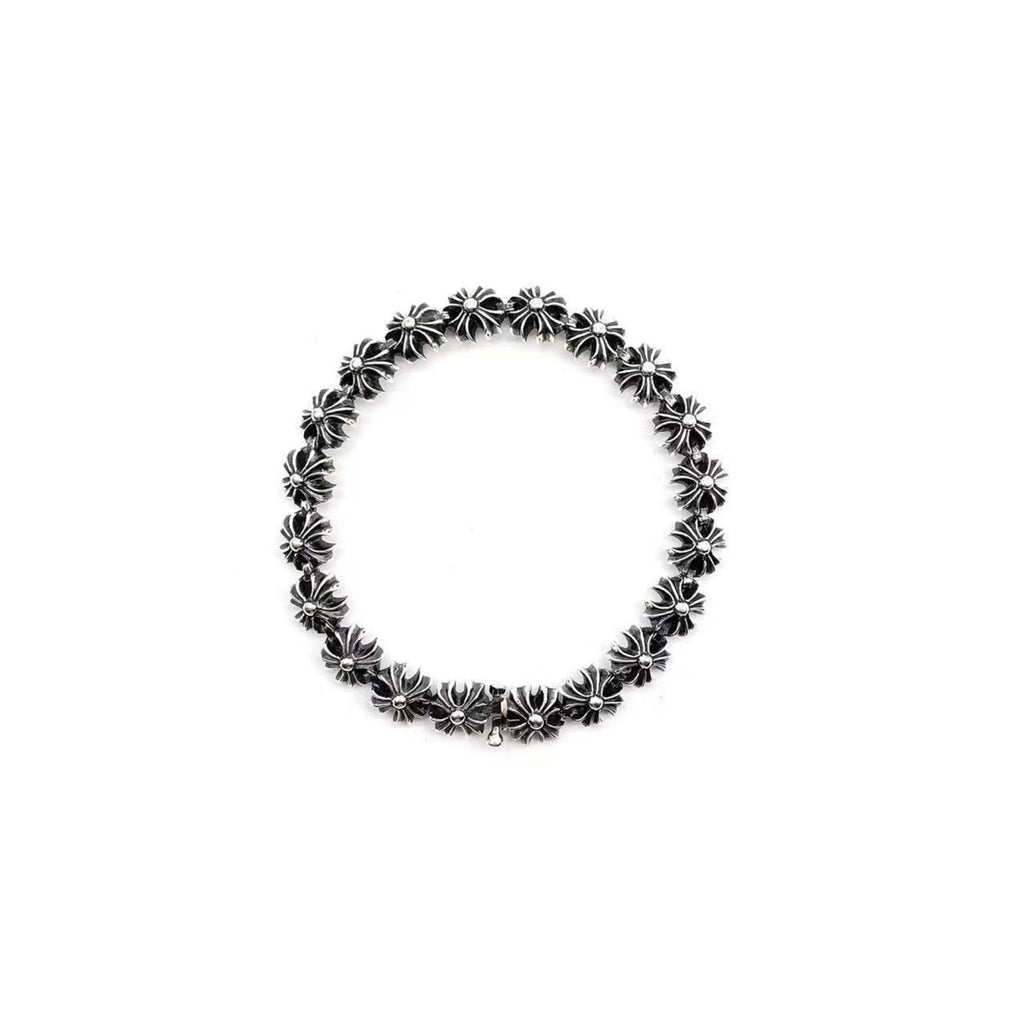 Chrome Hearts 925 Silver Tiny CH Cross Bracelet - SRM – SHENGLI