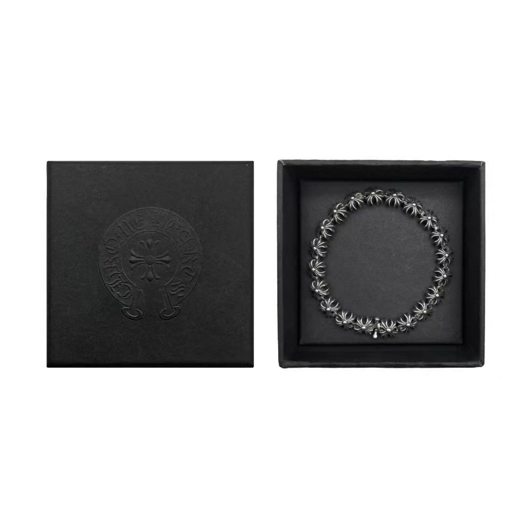 Chrome Hearts 925 Silver Tiny CH Cross Bracelet - SRM – SHENGLI