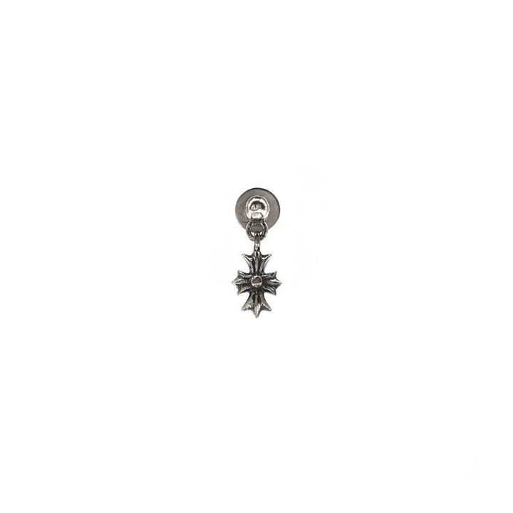 Chrome Hearts 925 Silver Tiny E Cross Earring - SHENGLI ROAD MARKET