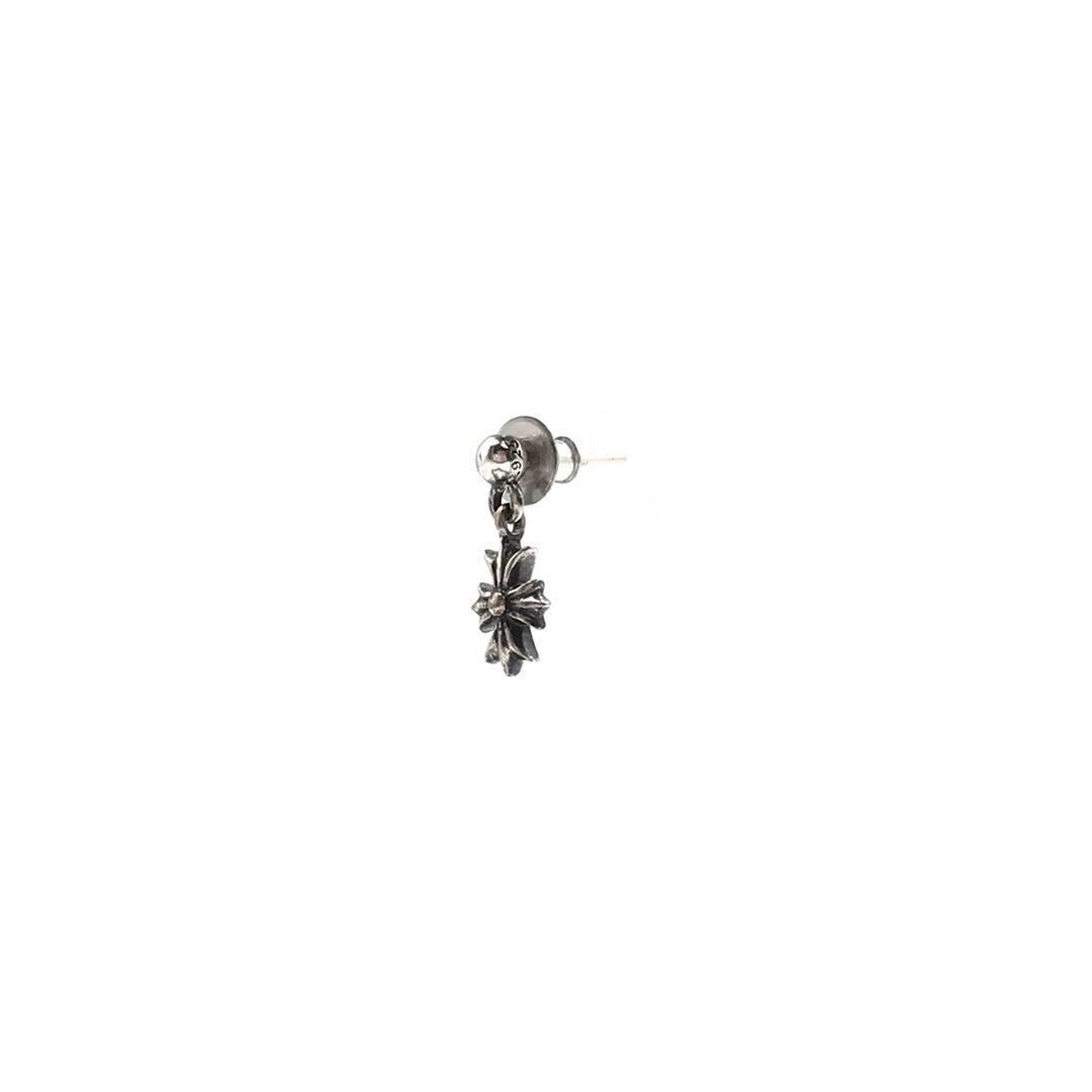 Chrome Hearts 925 Silver Tiny E Cross Earring - SHENGLI ROAD MARKET