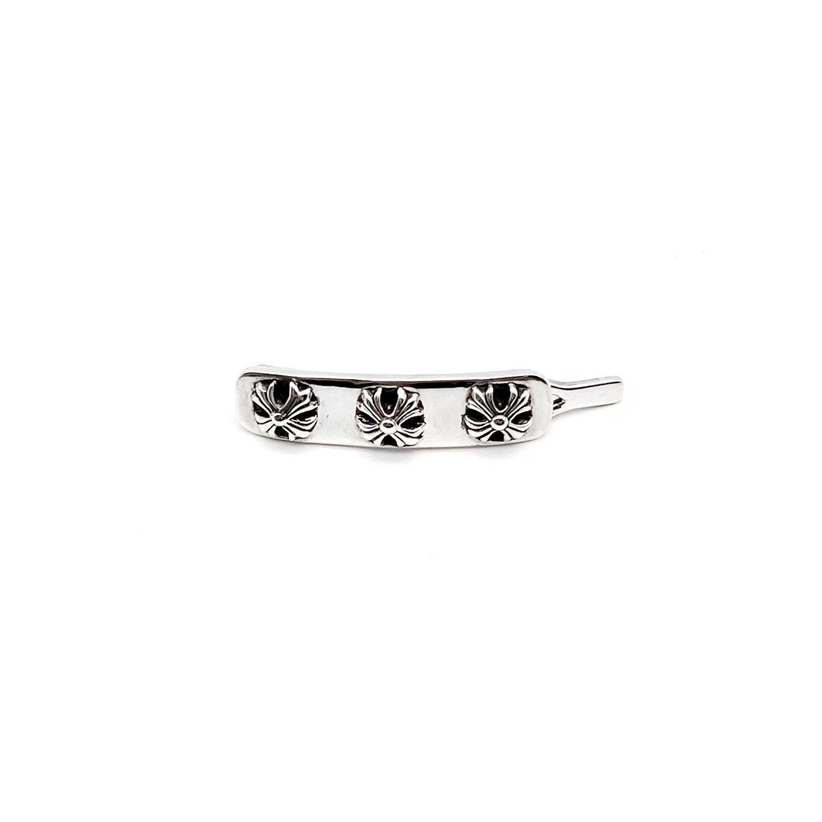 Chrome Hearts 925 Silver Triple Cross Hair Clip - SHENGLI ROAD MARKET