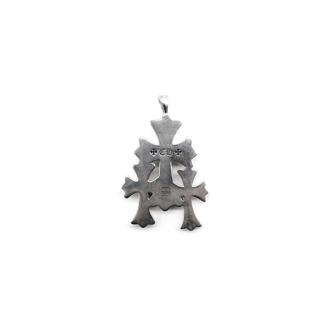 Chrome Hearts 925 Silver Triple Cross Pendant - SHENGLI ROAD MARKET