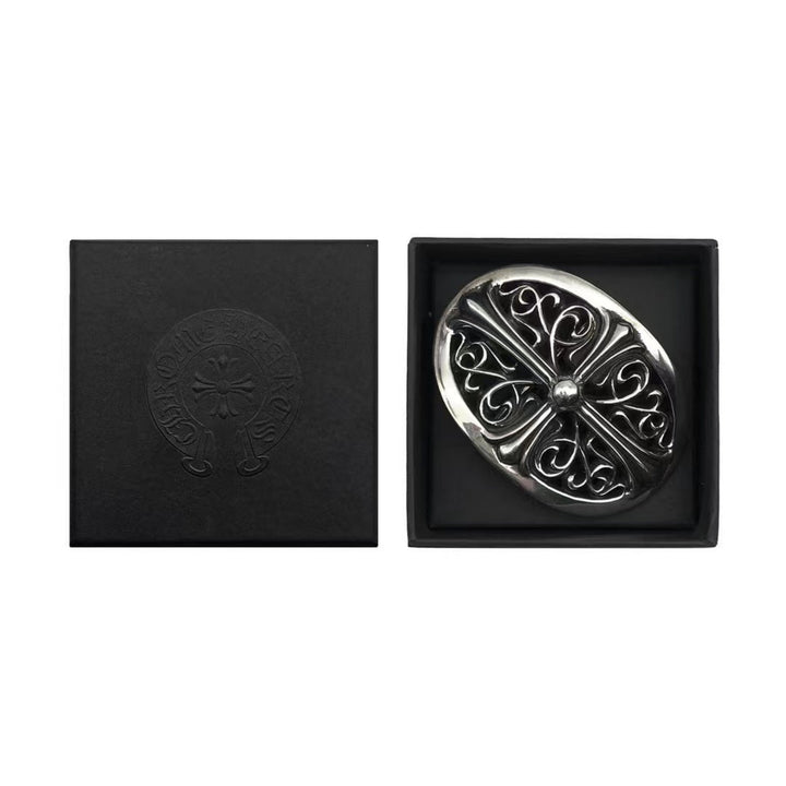 CHROME HEARTS (クロムハーツ) シルバー925 バインクロス ベルトバックル