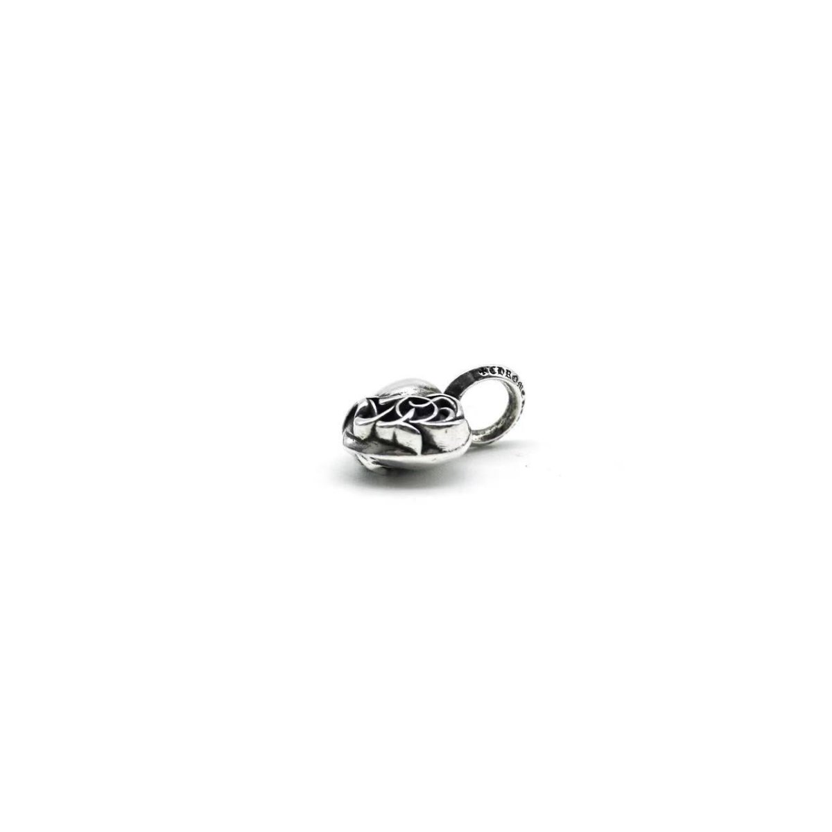 Chrome Hearts 925 Silver Vine Heart Charm Pendant - SHENGLI ROAD MARKET