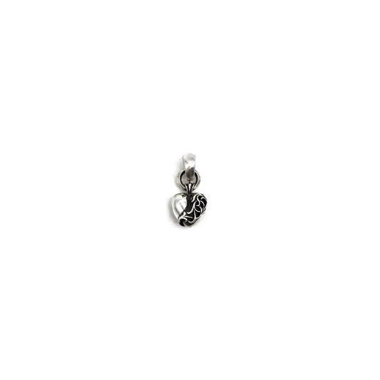 Chrome Hearts 925 Silver Vine Heart Charm Pendant - SHENGLI ROAD MARKET