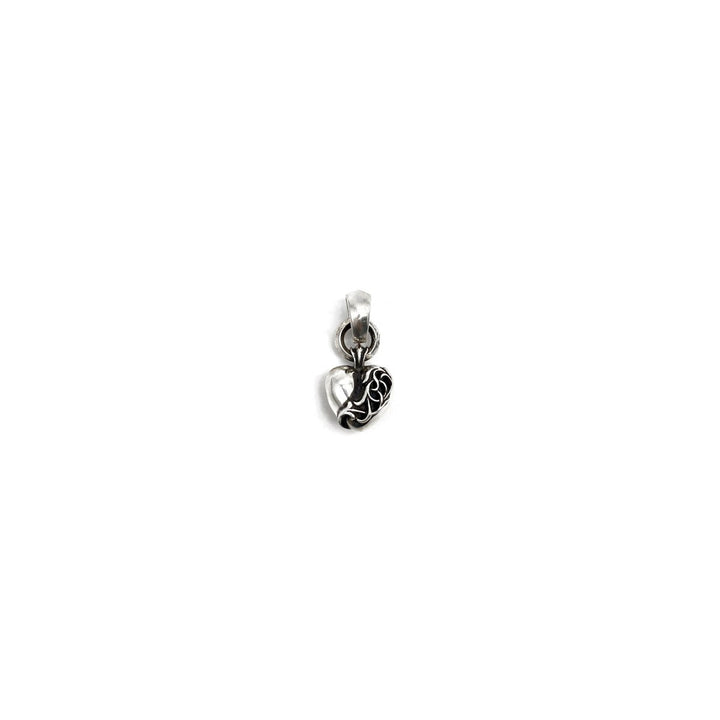 Chrome Hearts 925 Silver Vine Heart Charm Pendant - SHENGLI ROAD MARKET