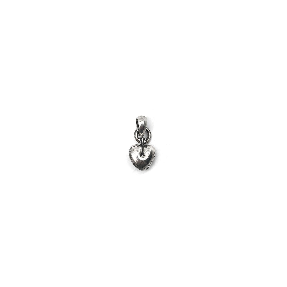 Chrome Hearts 925 Silver Vine Heart Charm Pendant - SHENGLI ROAD MARKET