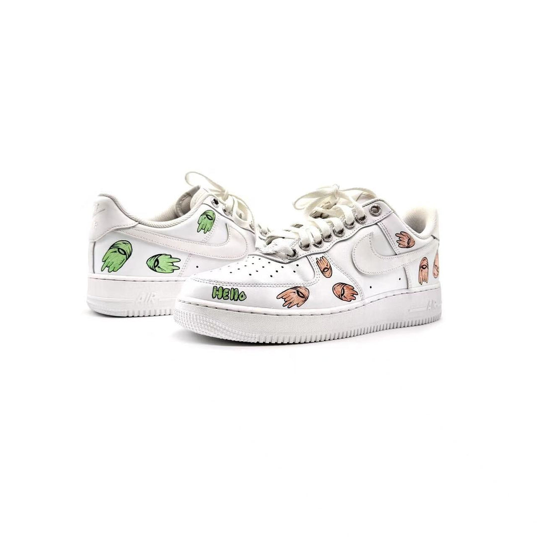 Chrome Hearts Air Force 1 Matty Boy White Sneakers - SHENGLI ROAD MARKET