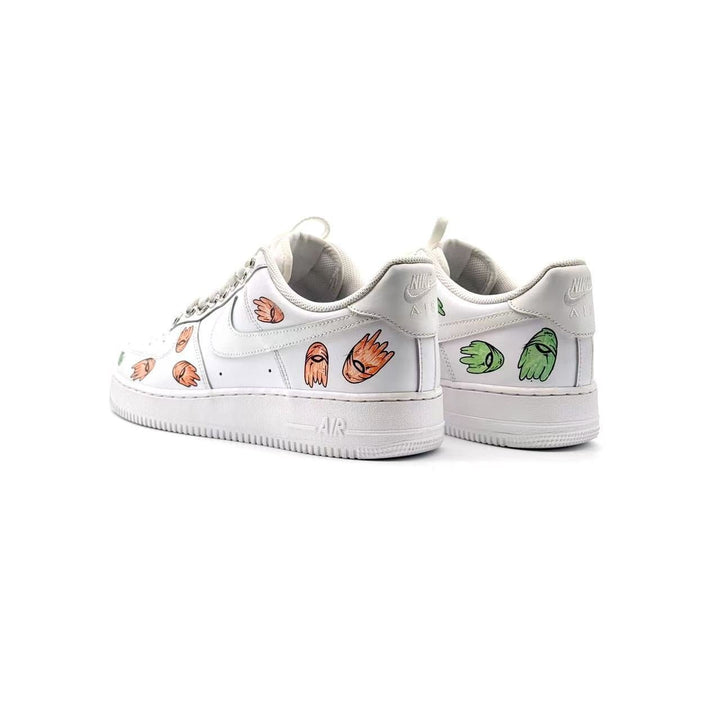 Chrome Hearts Air Force 1 Matty Boy White Sneakers - SHENGLI ROAD MARKET