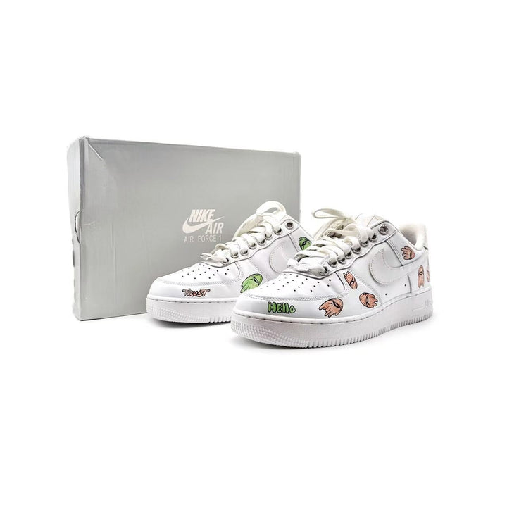 Chrome Hearts Air Force 1 Matty Boy White Sneakers - SHENGLI ROAD MARKET