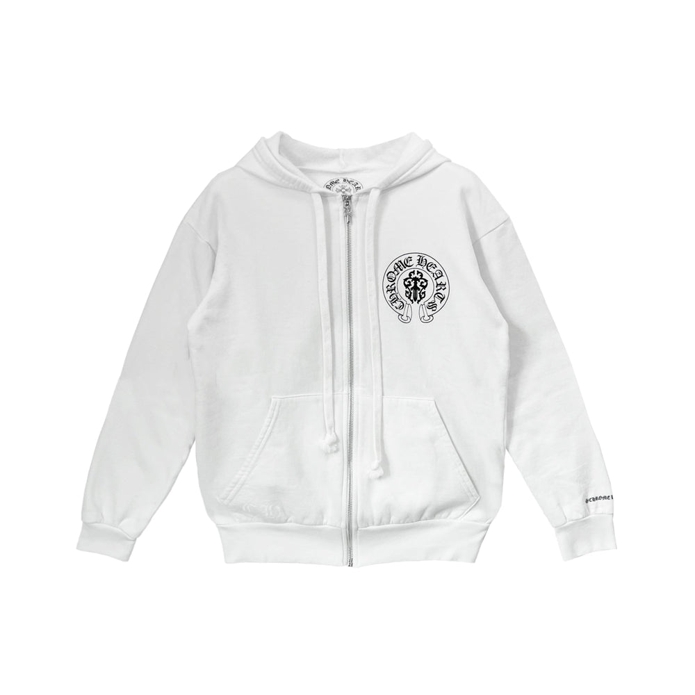 Chrome Hearts American Flag Triple Cross Scroll Zip Up Hoodie - SHENGLI ROAD MARKET