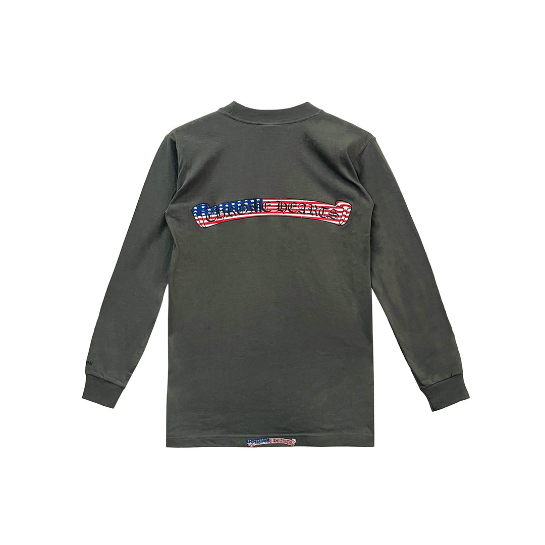 Chrome Hearts Archive Scroll Script Long Sleeve T-Shirt - SHENGLI ROAD MARKET
