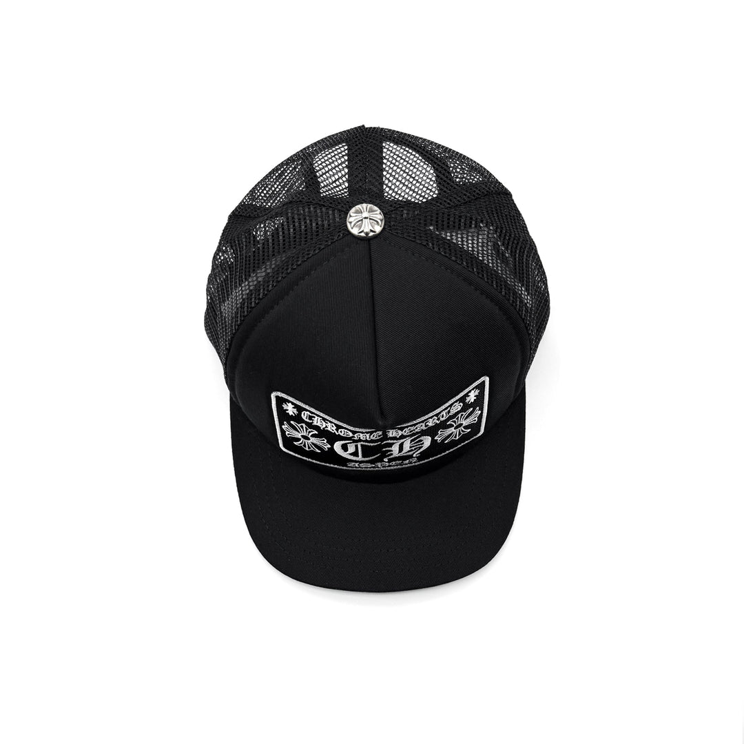 Chrome Hearts Aspen CH Embroidered Black Baseball Cap - SHENGLI ROAD MARKET