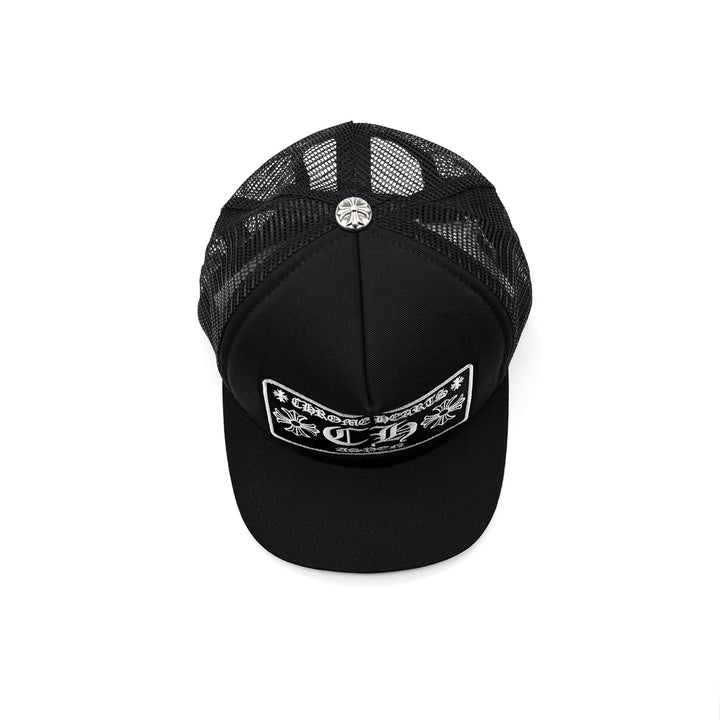 Chrome Hearts Aspen CH Embroidered Black Baseball Cap - SHENGLI ROAD MARKET