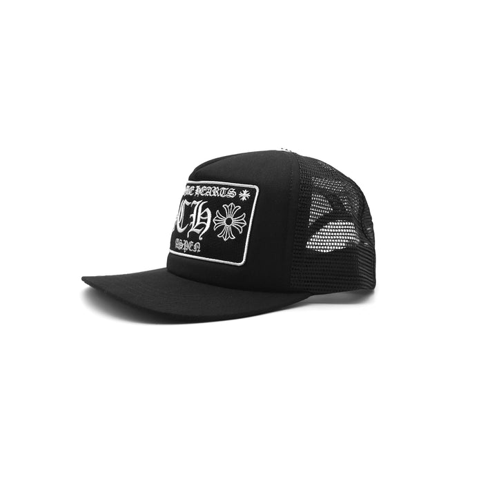 Chrome Hearts Aspen CH Embroidered Black Baseball Cap - SHENGLI ROAD MARKET