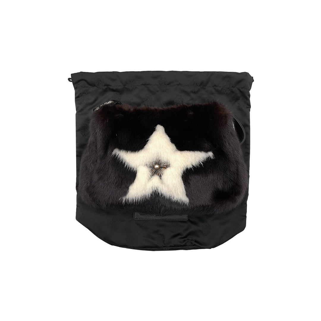Chrome Hearts Aspen Exclusive 1of1 White Star Mink Fur Chicken Nugget Bag - SHENGLI ROAD MARKET