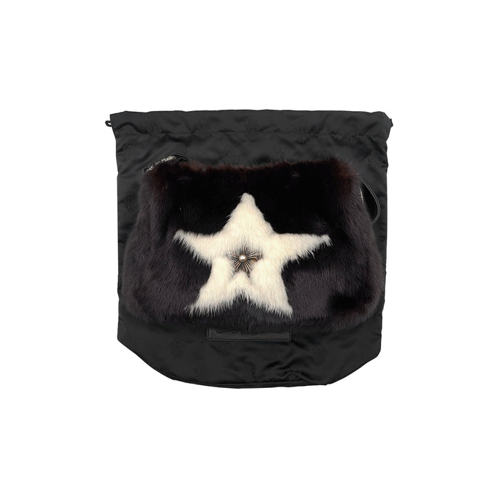 Chrome Hearts Aspen Exclusive 1of1 White Star Mink Fur Chicken Nugget Bag - SHENGLI ROAD MARKET