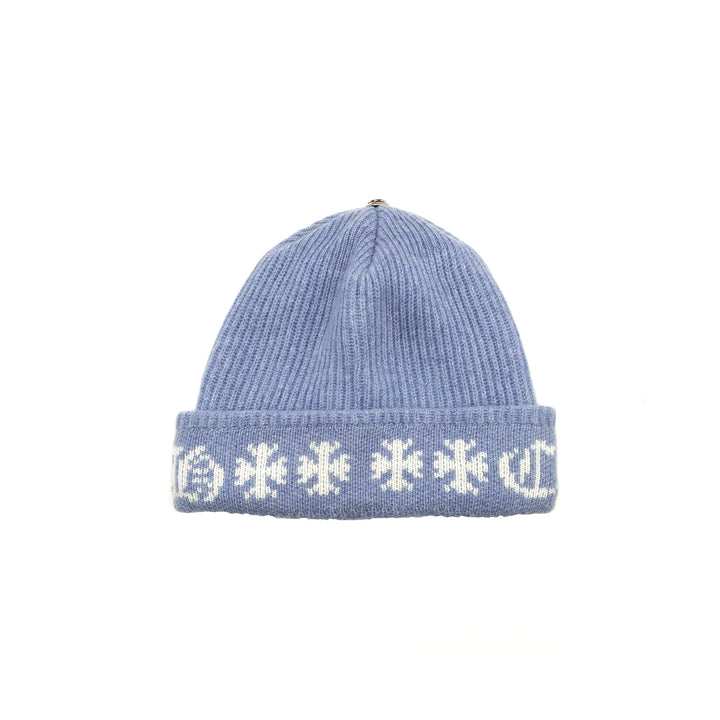 Chrome Hearts Aspen Exclusive Cashmere Baby Blue Beanie - SHENGLI ROAD MARKET