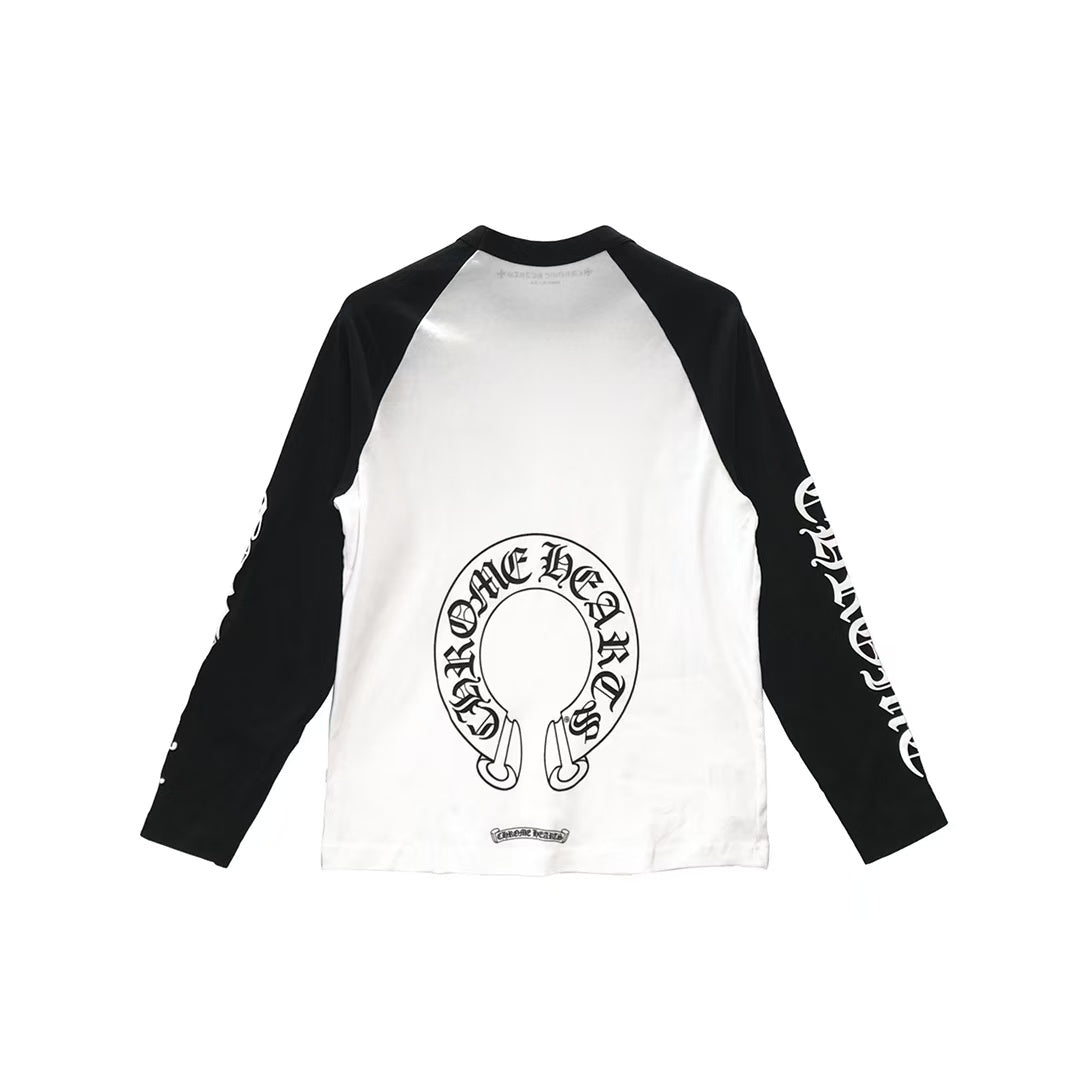 Chrome Hearts Back Horseshoe Logo Long Sleeve T-shirt - SHENGLI ROAD MARKET