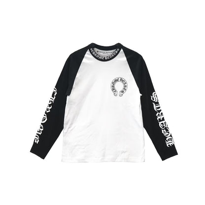 Chrome Hearts Back Horseshoe Logo Long Sleeve T-shirt - SHENGLI ROAD MARKET