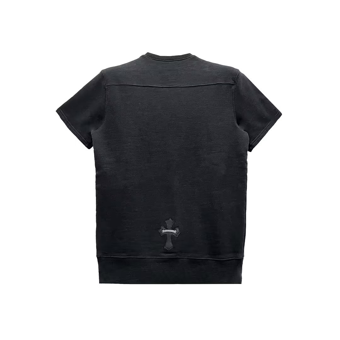 Chrome Hearts Back Scroll Cross Patch Short Sleeves Tee - SHENGLI ROAD MARKET