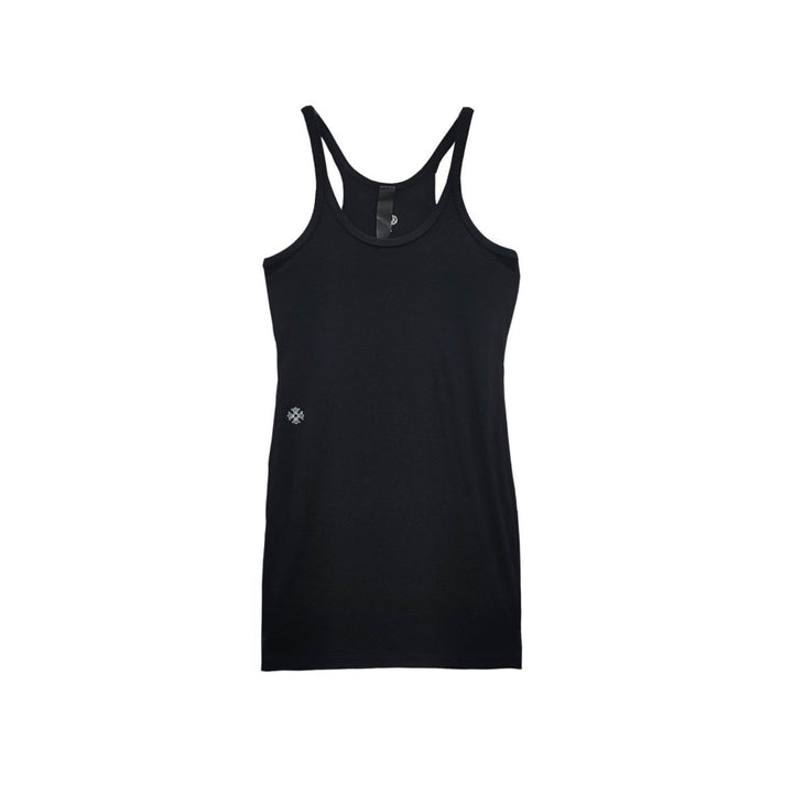 Chrome Hearts Bad Seed CH Embroidered Black Rib Tank Top - SHENGLI ROAD MARKET