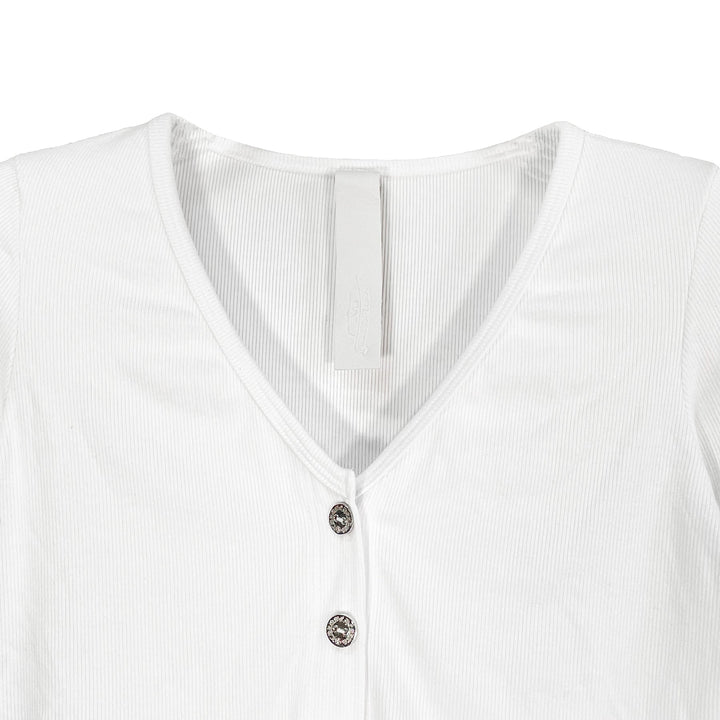 Chrome Hearts Bad Seed White Dagger Cropped Cardigan - SHENGLI ROAD MARKET