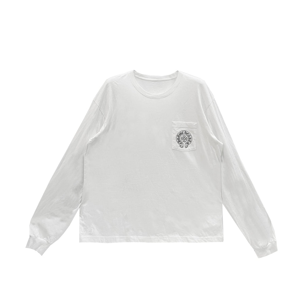 Chrome Hearts Beijing Exclusive Horseshoe Logo Long Sleeve T-Shirt Tee - SHENGLI ROAD MARKET