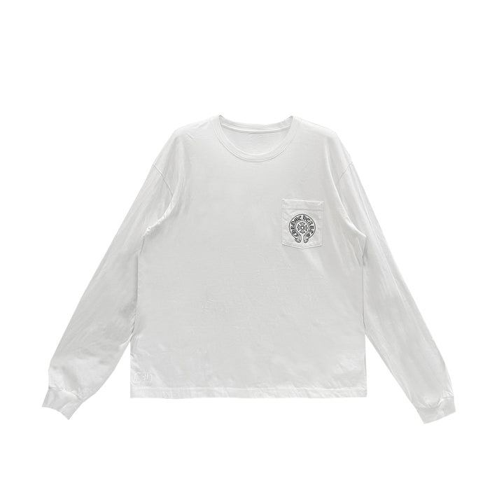 Chrome Hearts Beijing Exclusive Horseshoe Logo Long Sleeve T-Shirt Tee - SHENGLI ROAD MARKET