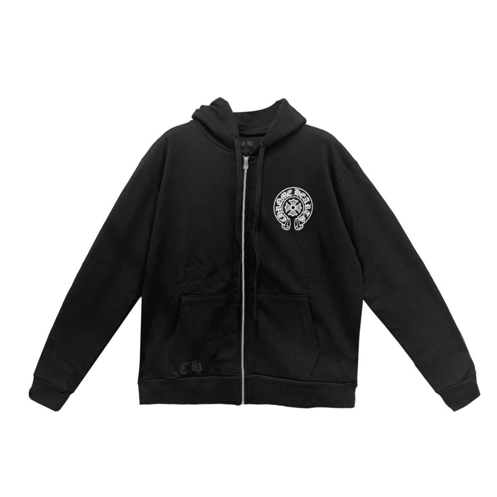 Chrome Hearts Beijing Exclusive Horseshoe Zip Up Hoodie - SHENGLI ROAD MARKET