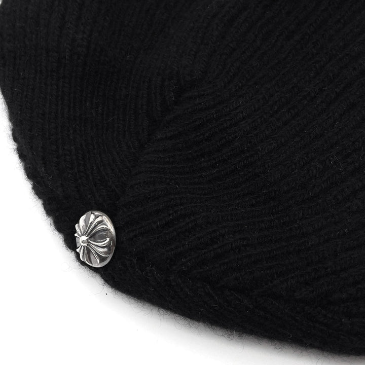 Chrome Hearts Big Daddy Cashmere Black Beanie - SHENGLI ROAD MARKET