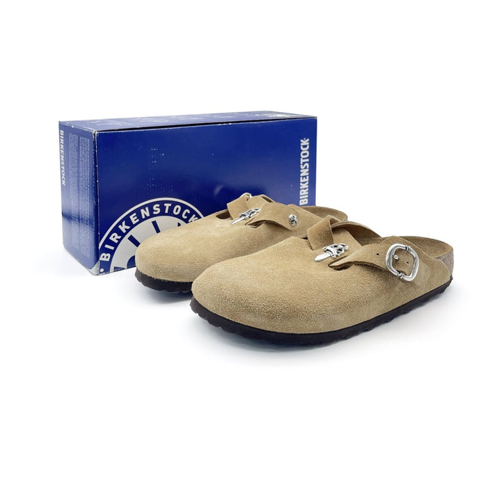 Chrome Hearts Birkenstock Boston Suede Sandals - SHENGLI ROAD MARKET