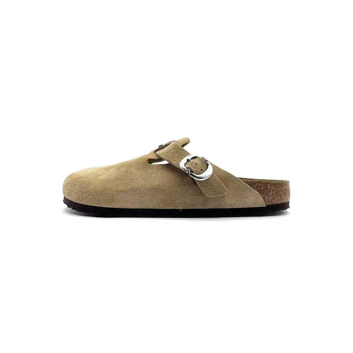 Chrome Hearts Birkenstock Boston Suede Sandals - SHENGLI ROAD MARKET