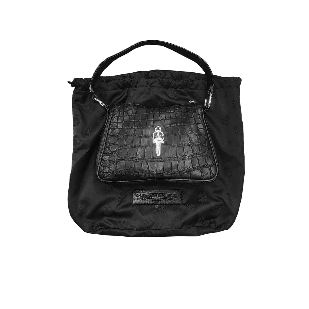 Chrome Hearts Black Alligator Leather Nugget Bag - SHENGLI ROAD MARKET