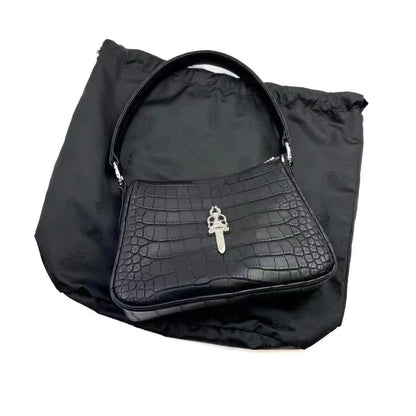 Chrome Hearts Black Alligator Leather Nugget Bag - SHENGLI ROAD MARKET