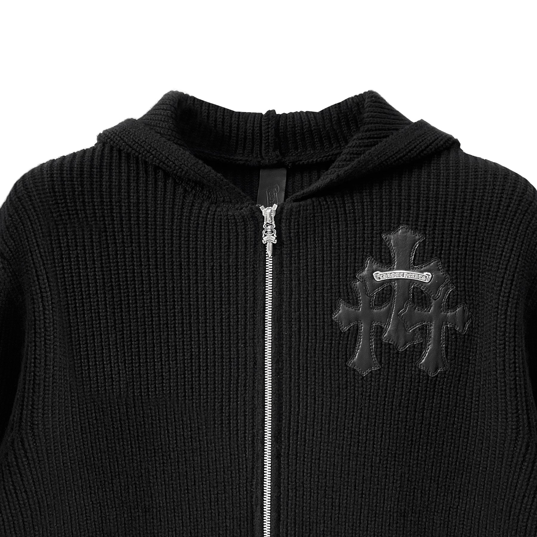 CHROME HEARTS ブラックジップアップパーカー クロムハーツ ブラッククロスジップアップパーカー -SHENGLI ROAD MARKET