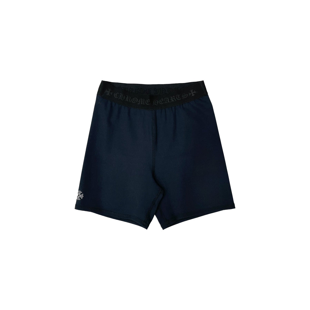 Chrome Hearts Black CH Logo Yoga Wear Sports Shorts - SHENGLI ROAD MARKET